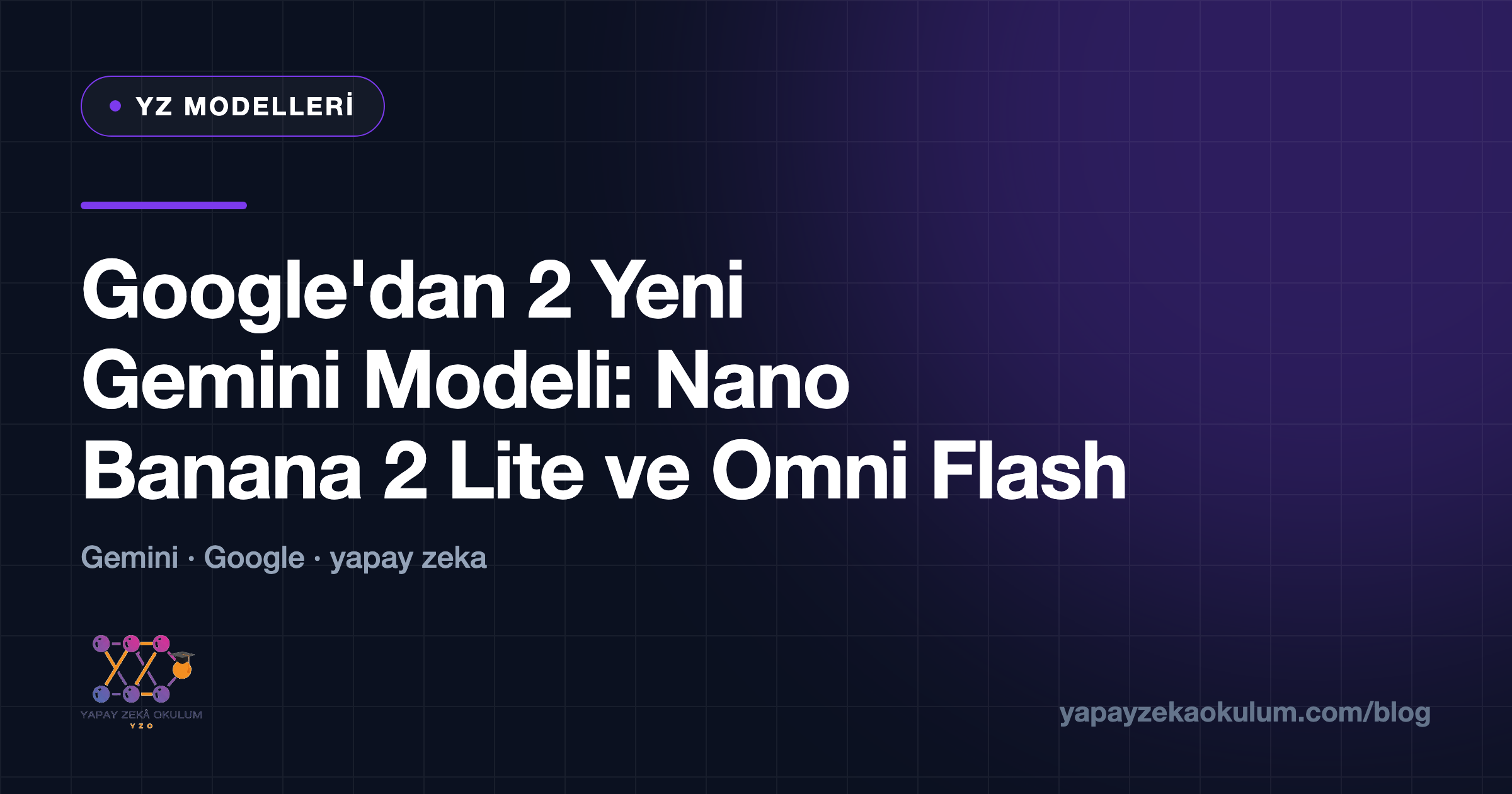 Google'dan 2 Yeni Gemini Modeli: Nano Banana 2 Lite ve Omni Flash