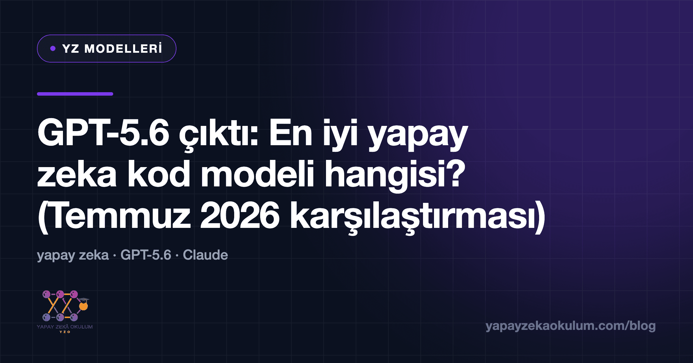 GPT-5.6 çıktı: En iyi yapay zeka kod modeli hangisi? (Temmuz 2026 karşılaştırması)