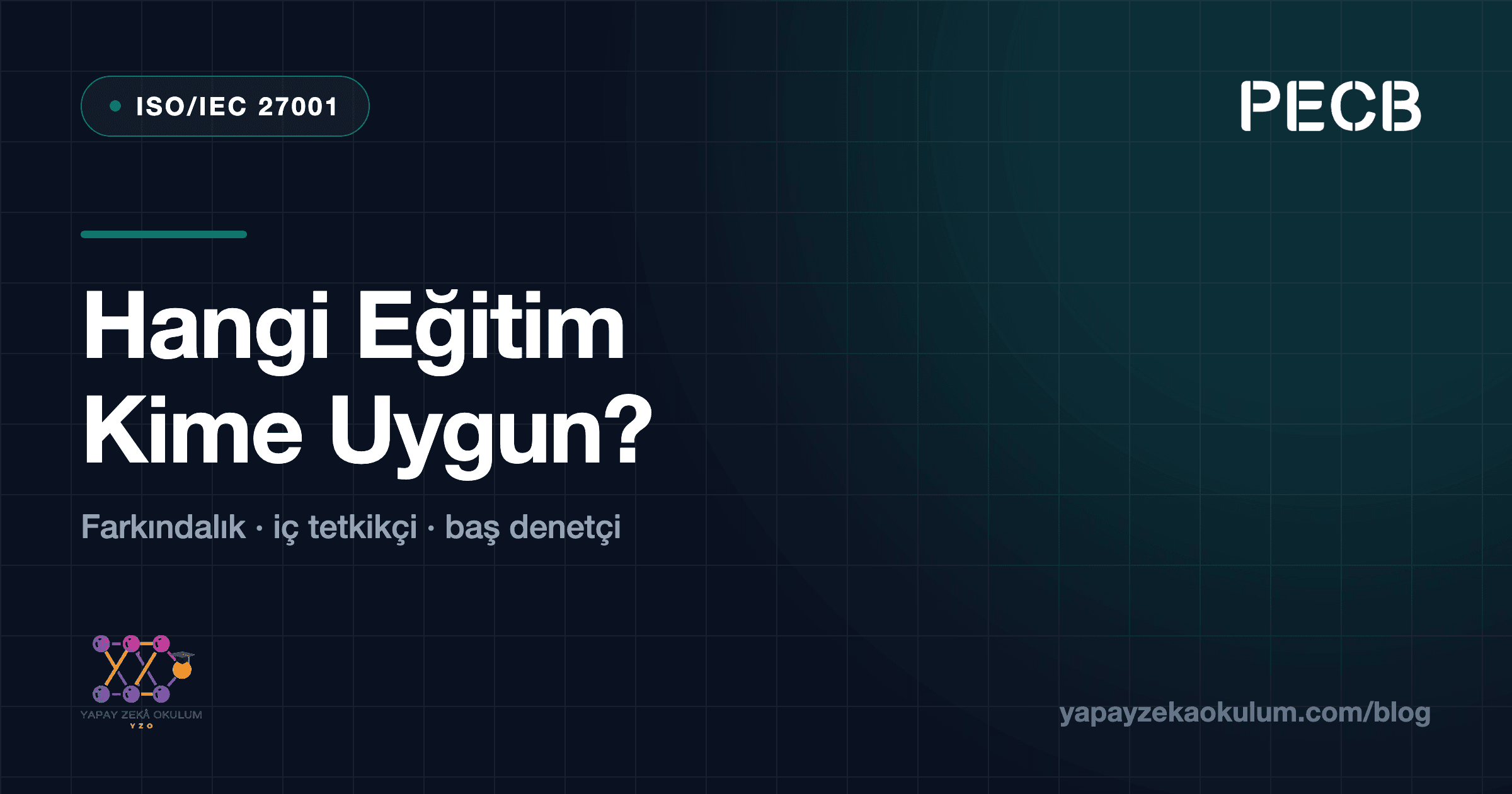 ISO 27001 Eğitim Seviyeleri: Farkındalık, İç Tetkikçi, Baş Denetçi — Hangisi Kime?