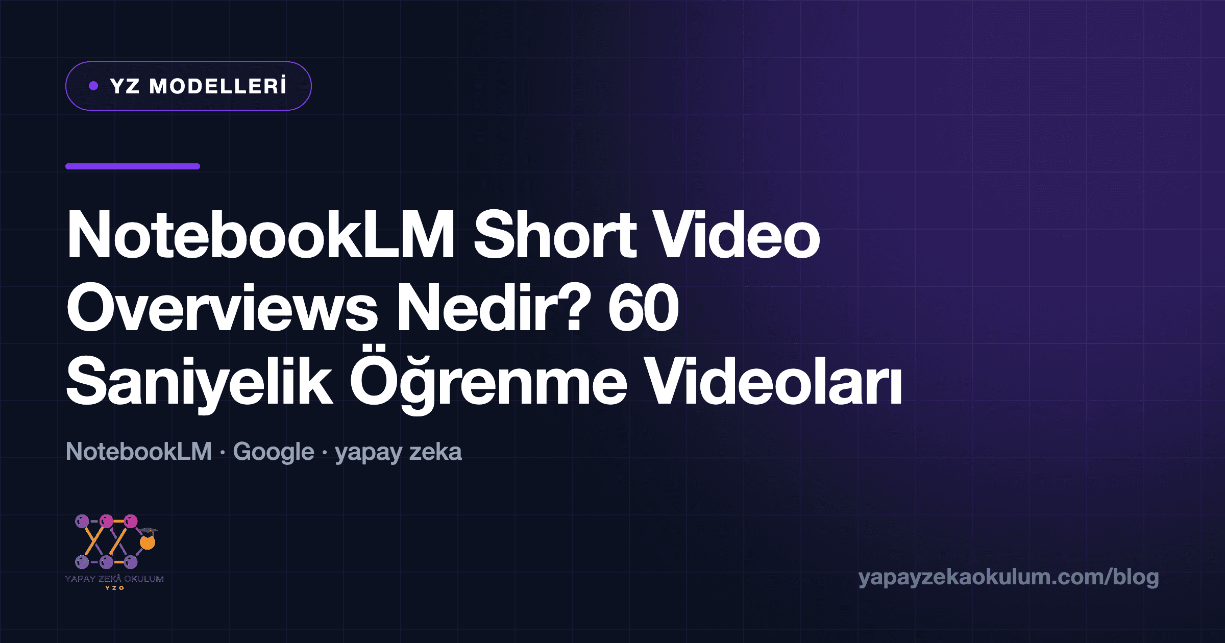 NotebookLM Short Video Overviews Nedir? 60 Saniyelik Öğrenme Videoları