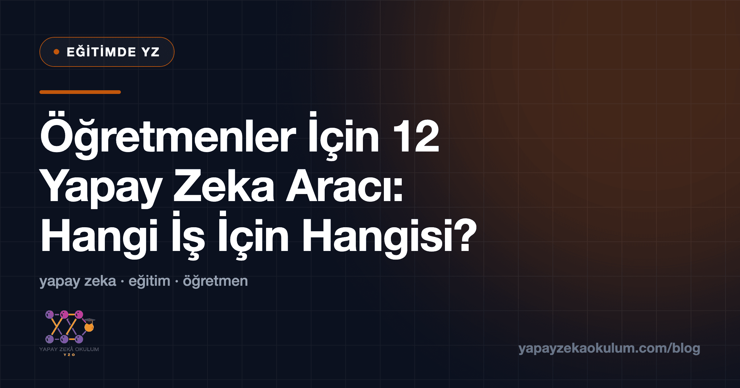 Öğretmenler İçin 12 Yapay Zeka Aracı: Hangi İş İçin Hangisi?