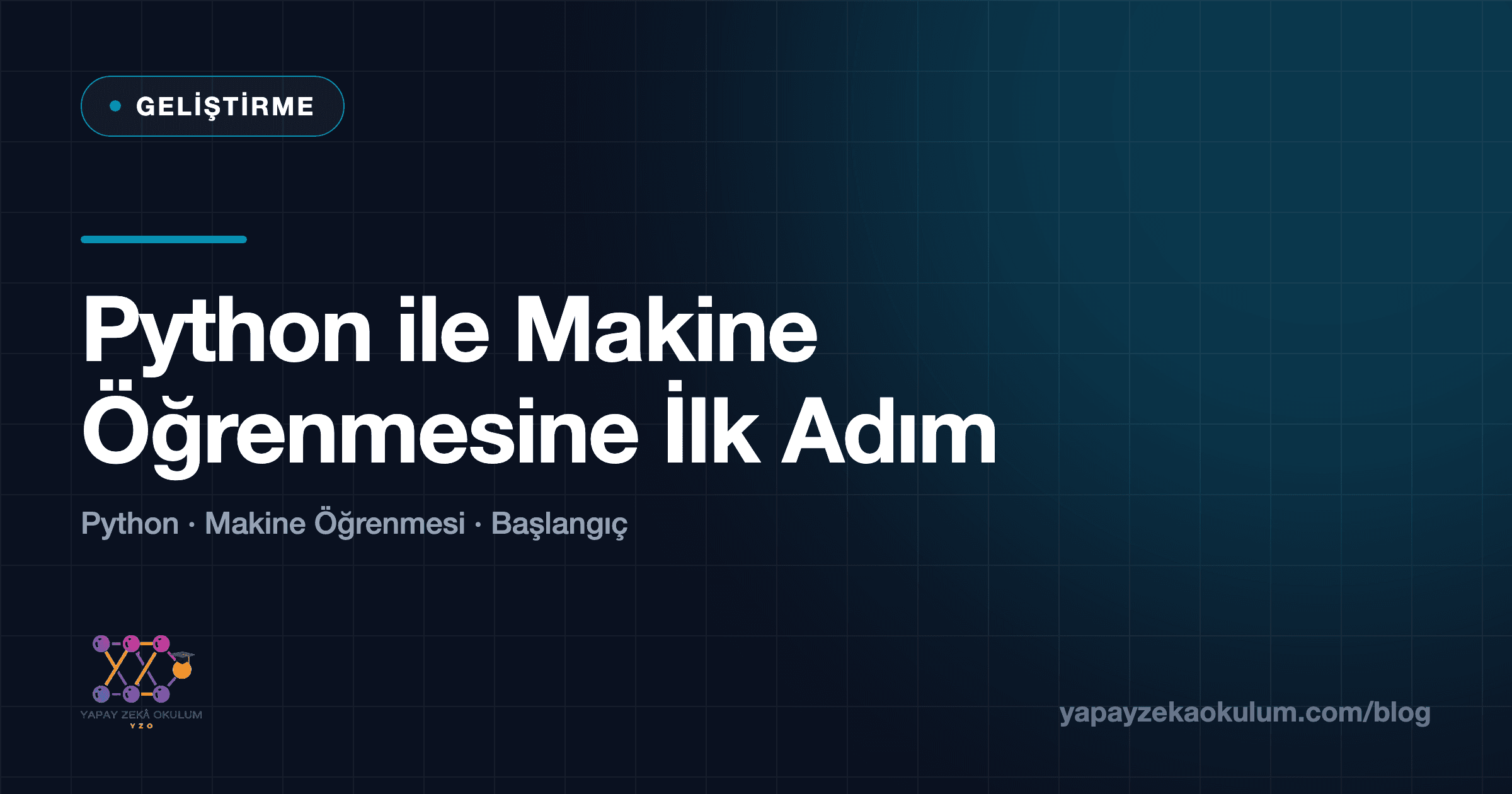 Python ile Makine Öğrenmesine İlk Adım