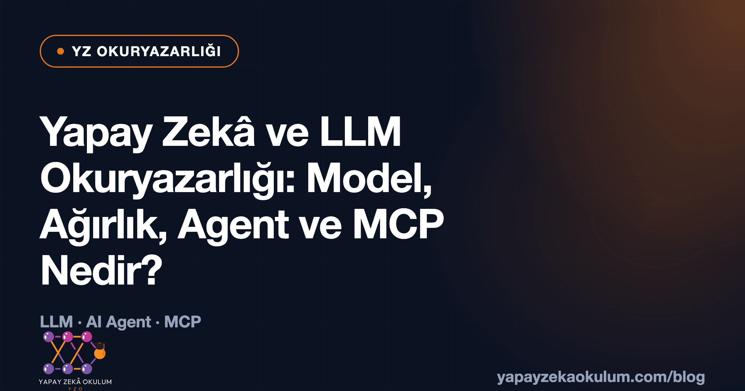 Yapay Zekâ ve LLM Okuryazarlığı: Model, Ağırlık, Agent ve MCP Nedir?